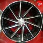 رینگ اسپرت سایز 16 برند VOSSEN چرخشی رخ تراش مشکی