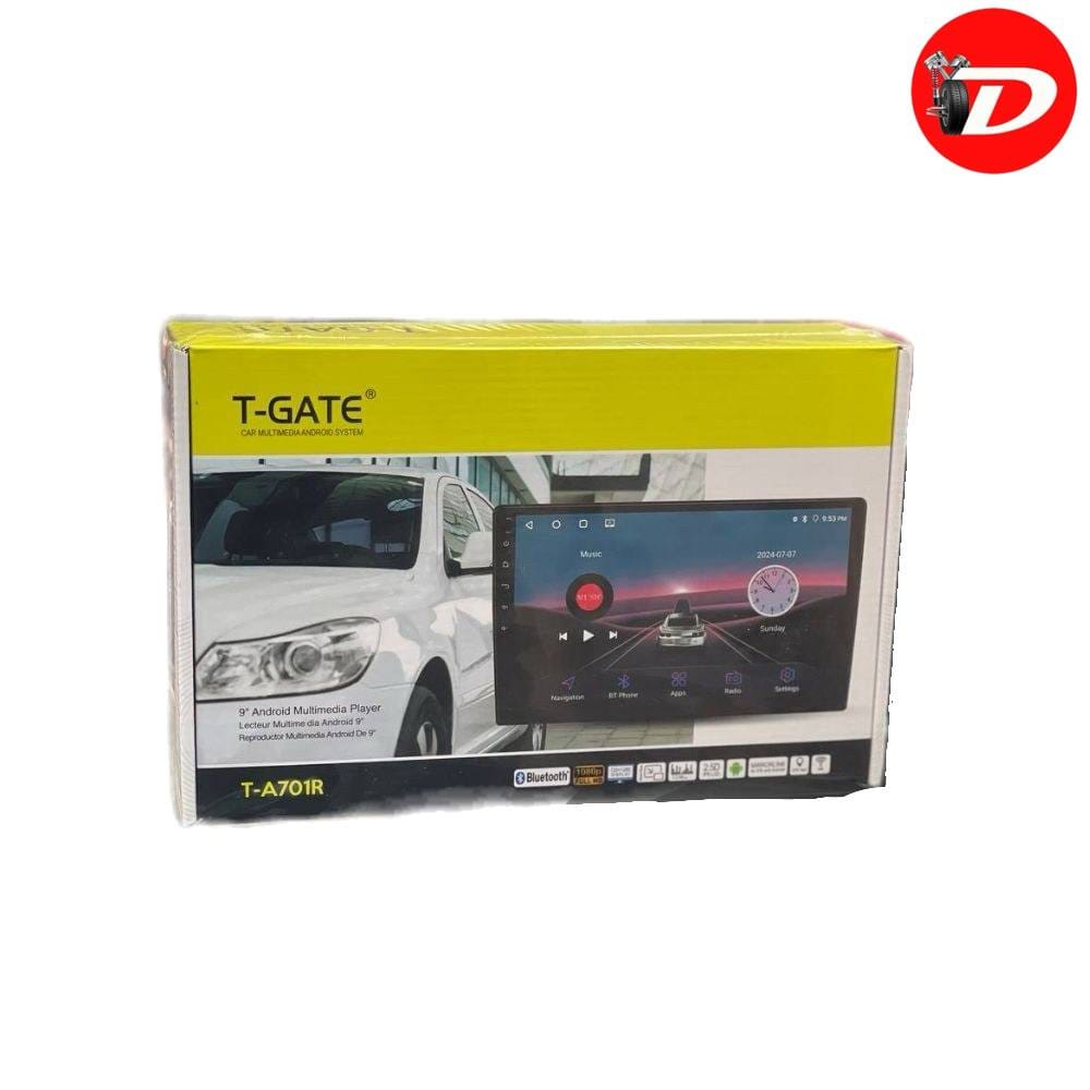 مانیتور خودرو تی گیت T-GATE مدل T-A701R