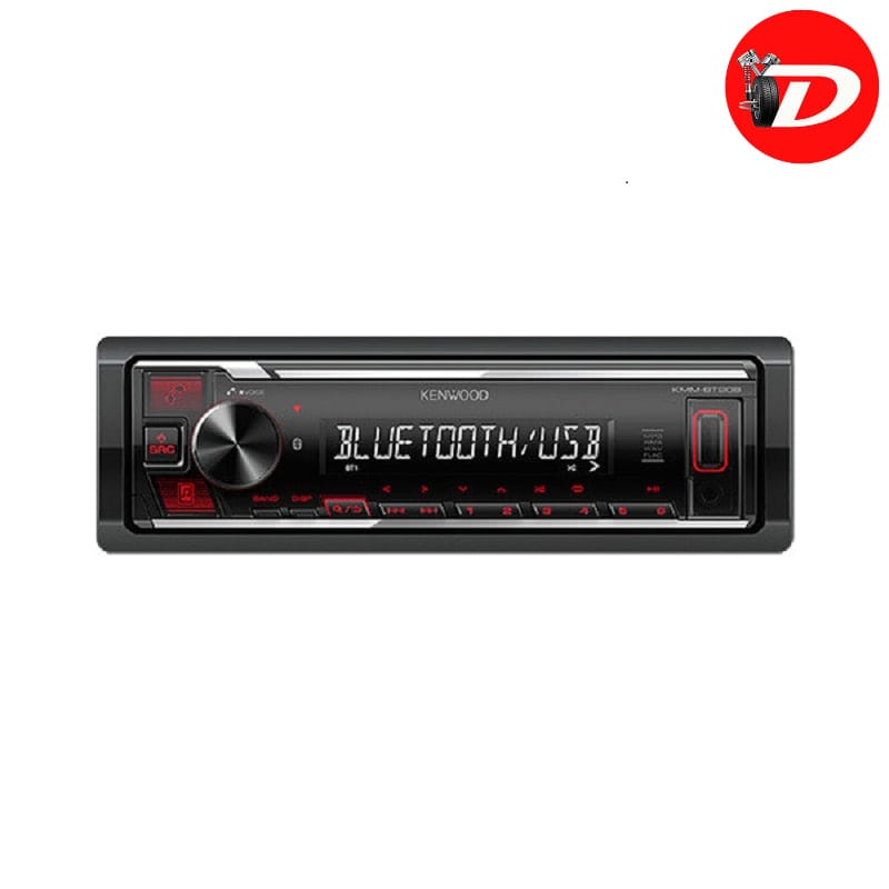 ضبط کنوود مدل kenwood KMM-BT208 دوخروجی